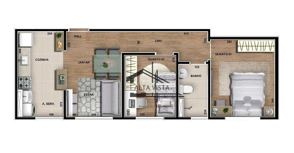 Apartamento, 2 quartos, 46 m² - Foto 6