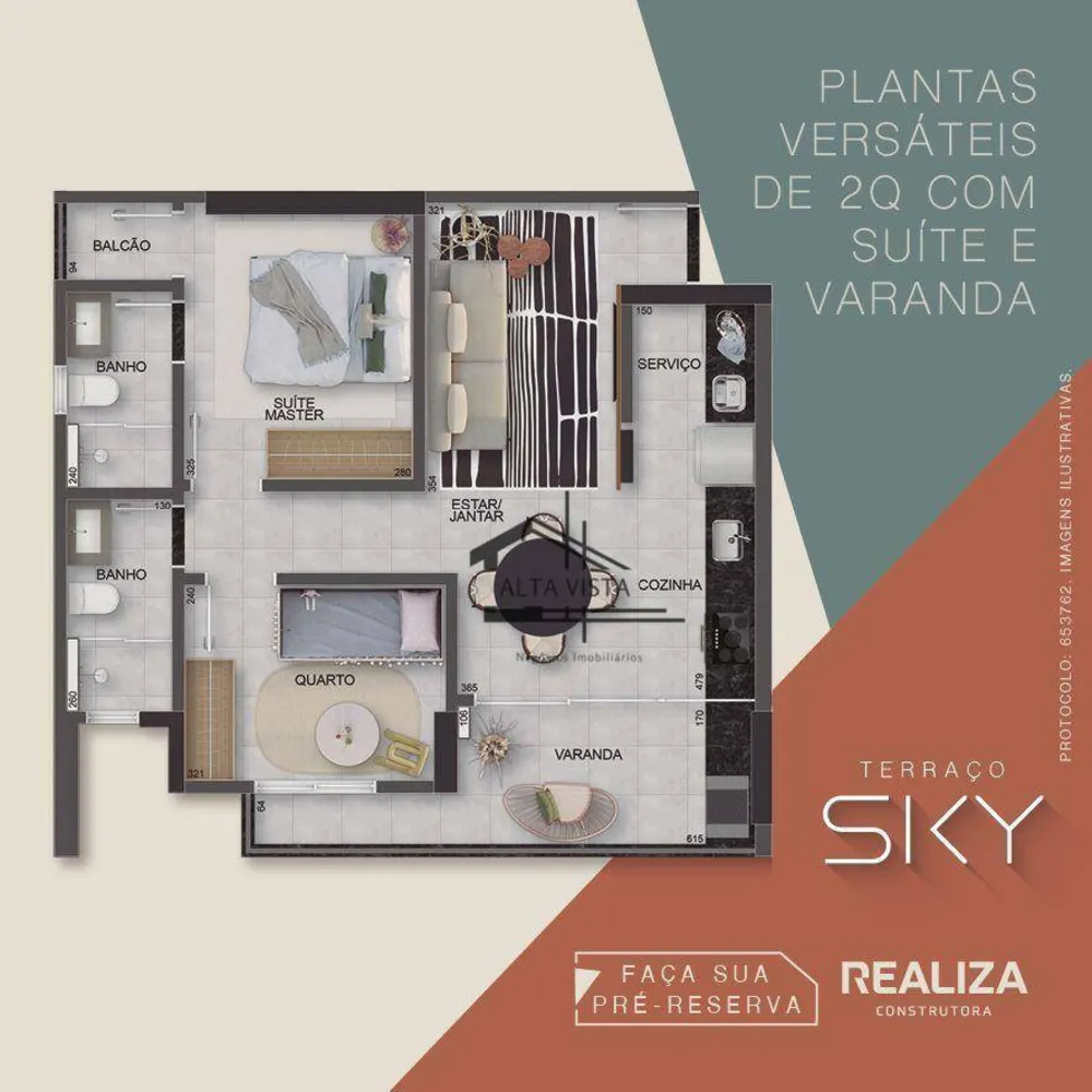Apartamento, 2 quartos, 66 m² - Foto 6