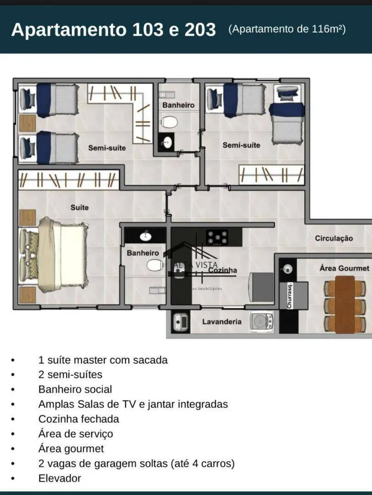Apartamento, 3 quartos, 116 m² - Foto 13