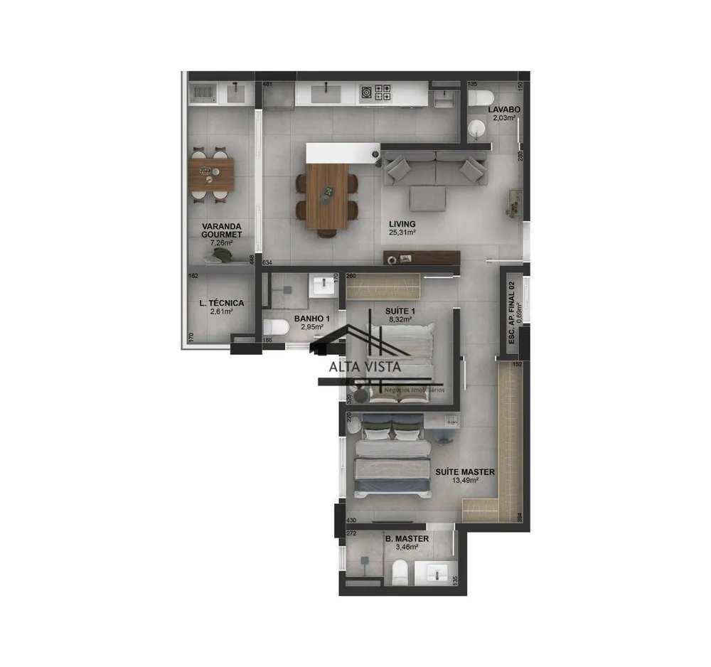Apartamento, 2 quartos, 76 m² - Foto 9