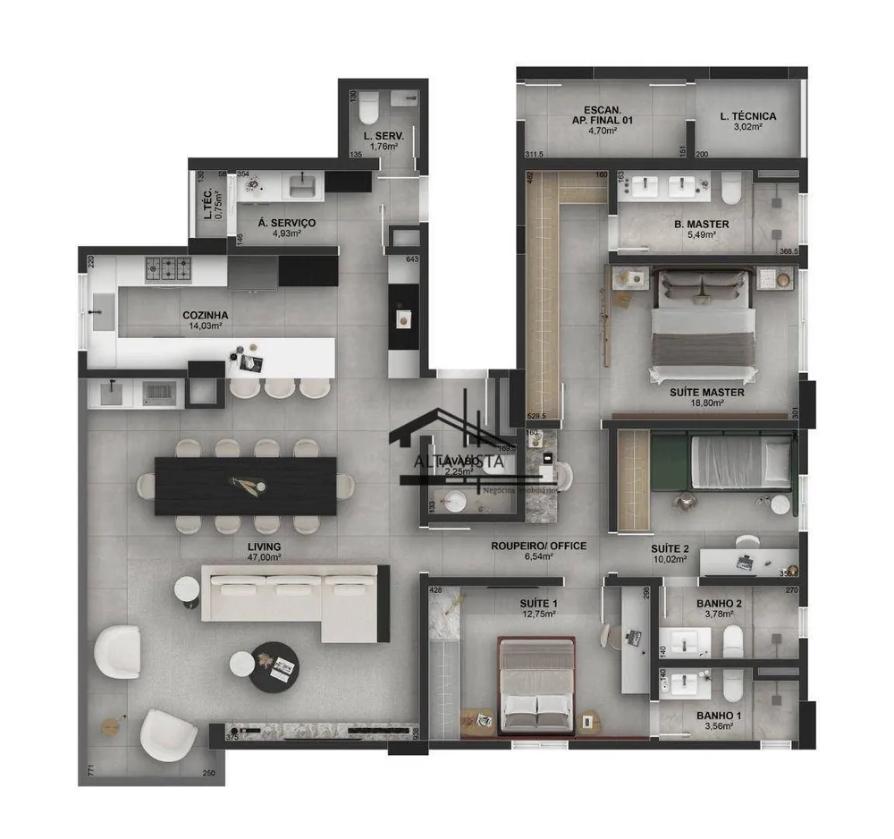 Apartamento, 2 quartos, 76 m² - Foto 8