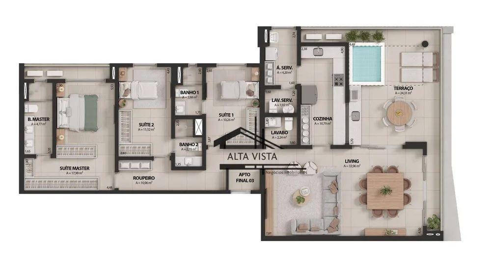 Apartamento, 2 quartos, 59 m² - Foto 15