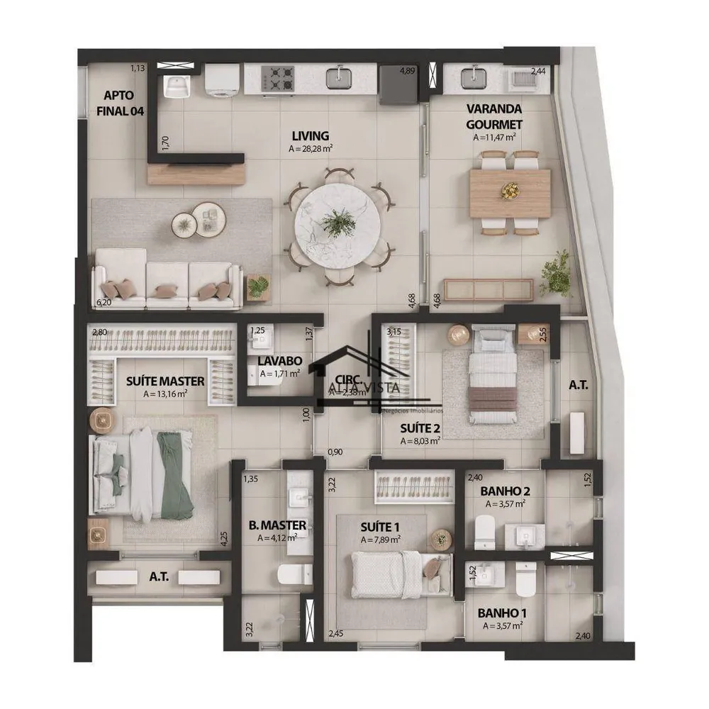 Apartamento, 2 quartos, 59 m² - Foto 10