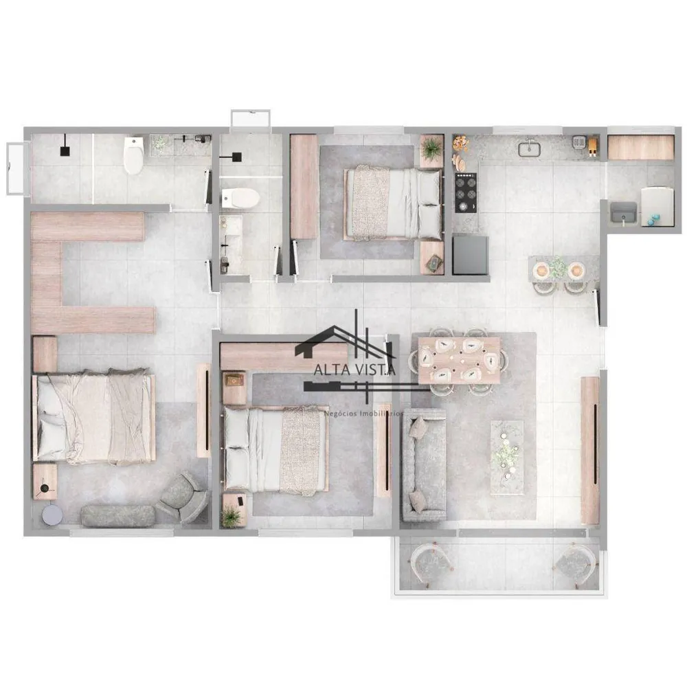 Apartamento, 3 quartos, 104 m² - Foto 5