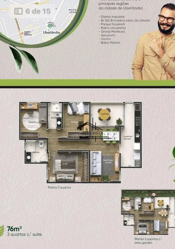 Apartamento, 3 quartos, 76 m² - Foto 4