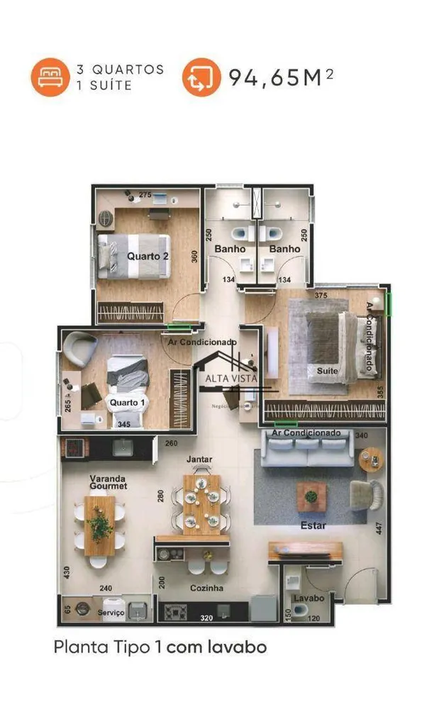 Apartamento, 3 quartos, 94 m² - Foto 10