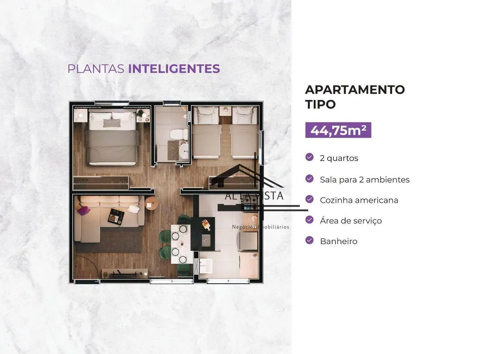Apartamento, 2 quartos, 47 m² - Foto 4