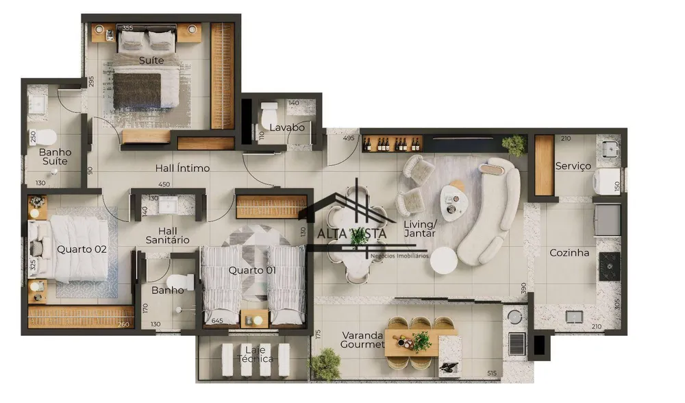 Apartamento, 3 quartos, 93 m² - Foto 5