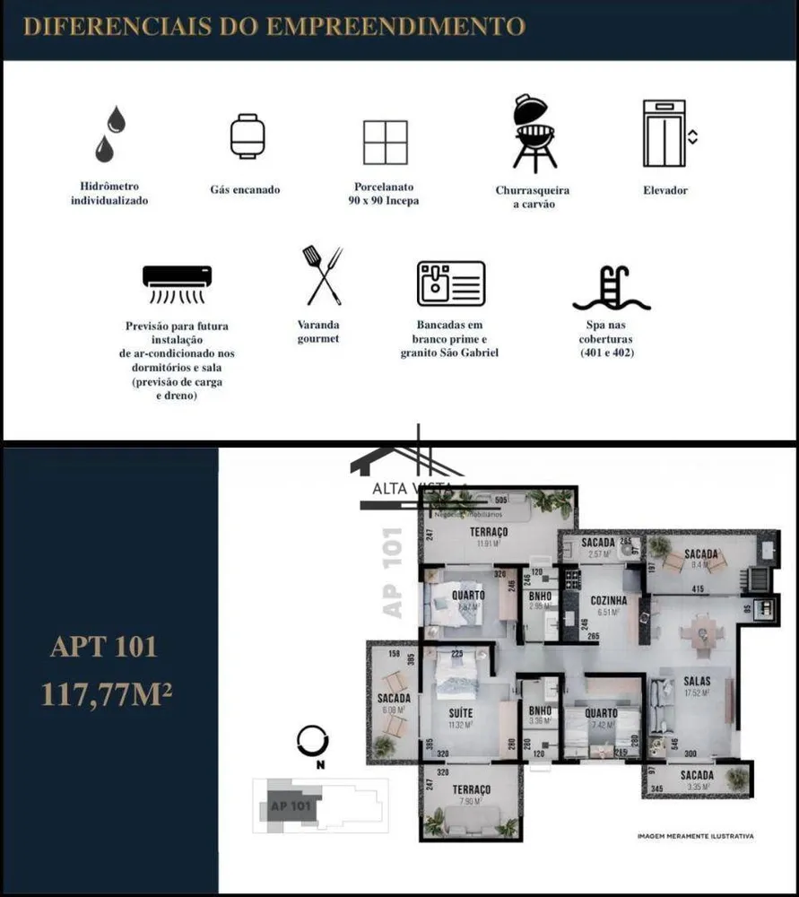 Apartamento, 3 quartos, 118 m² - Foto 9