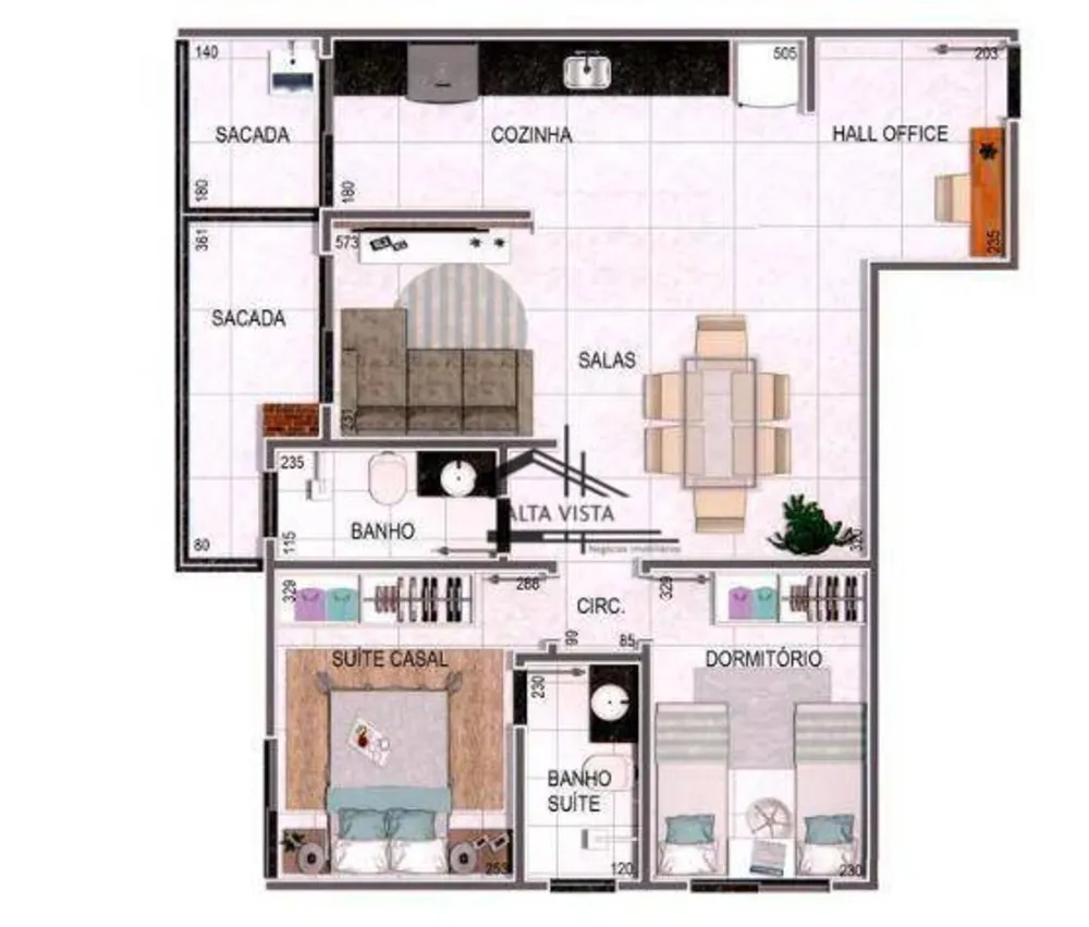 Apartamento, 2 quartos, 70 m² - Foto 1