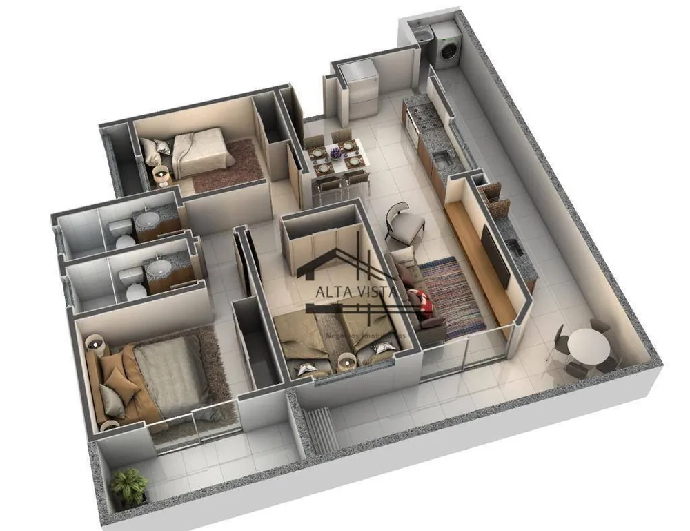 Apartamento, 3 quartos, 86 m² - Foto 6
