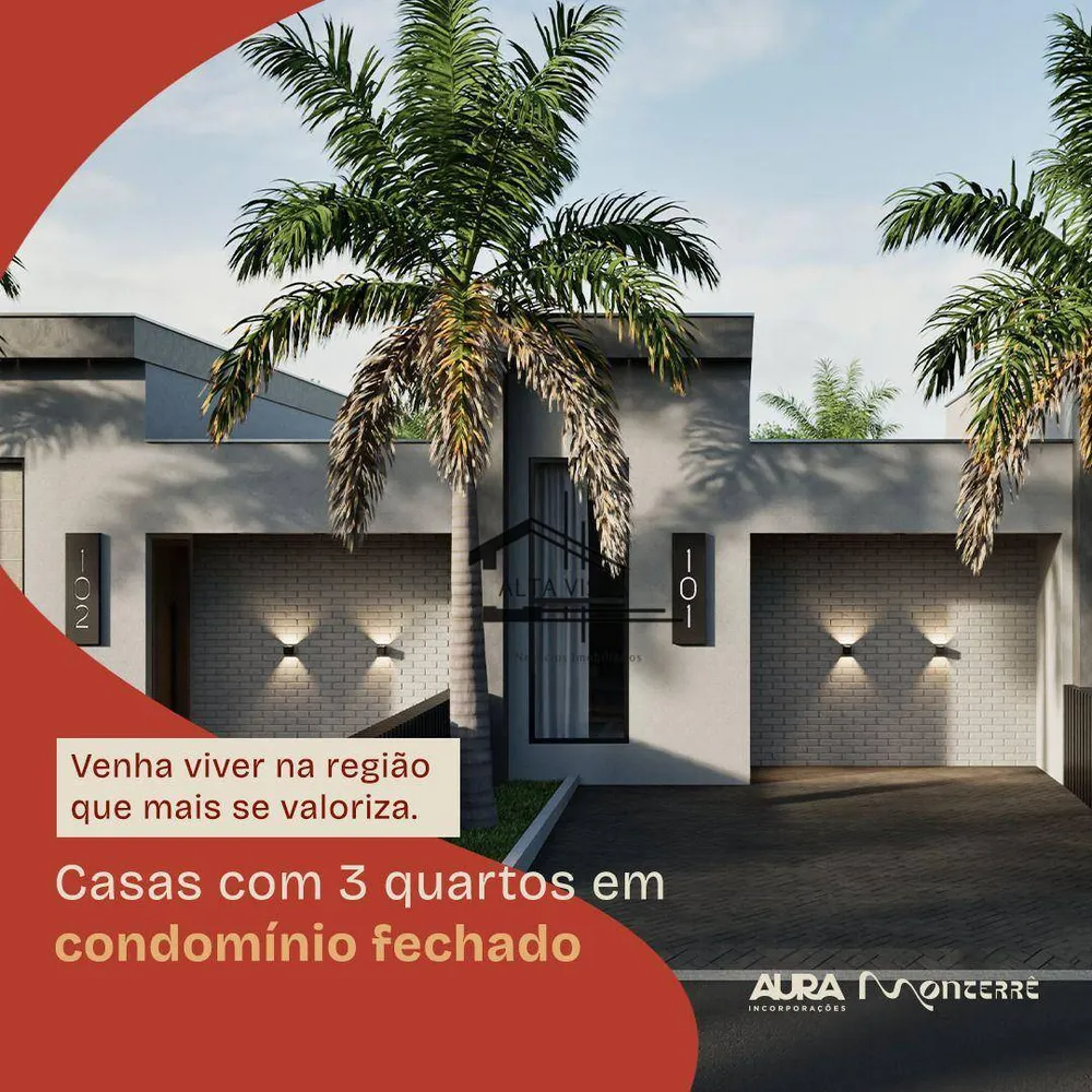 Casa de Condomínio, 3 quartos - Foto 1