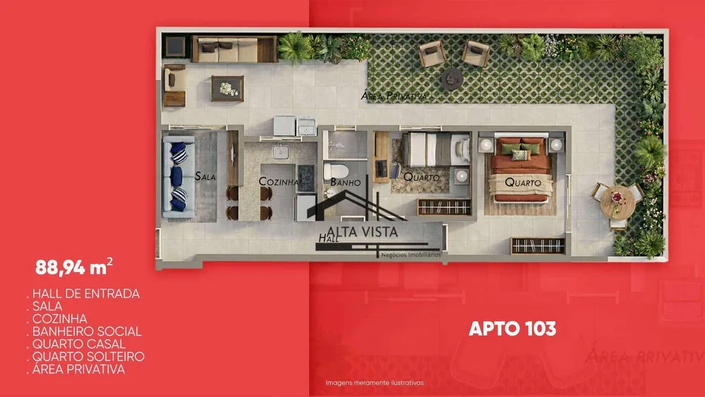 Apartamento, 2 quartos, 48 m² - Foto 9