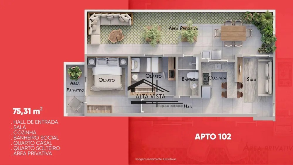 Apartamento, 2 quartos, 48 m² - Foto 8