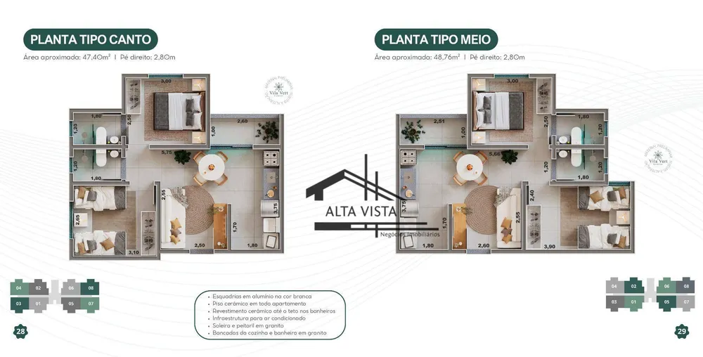 Apartamento, 2 quartos, 47 m² - Foto 3