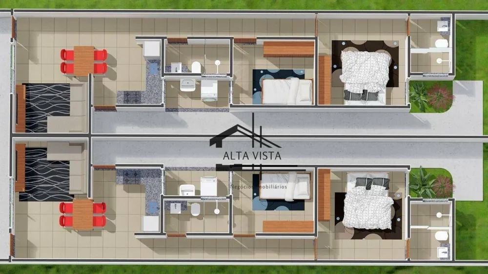 Casa, 2 quartos, 70 m² - Foto 14