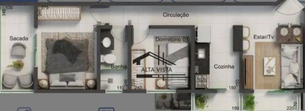 Apartamento, 2 quartos, 60 m² - Foto 1