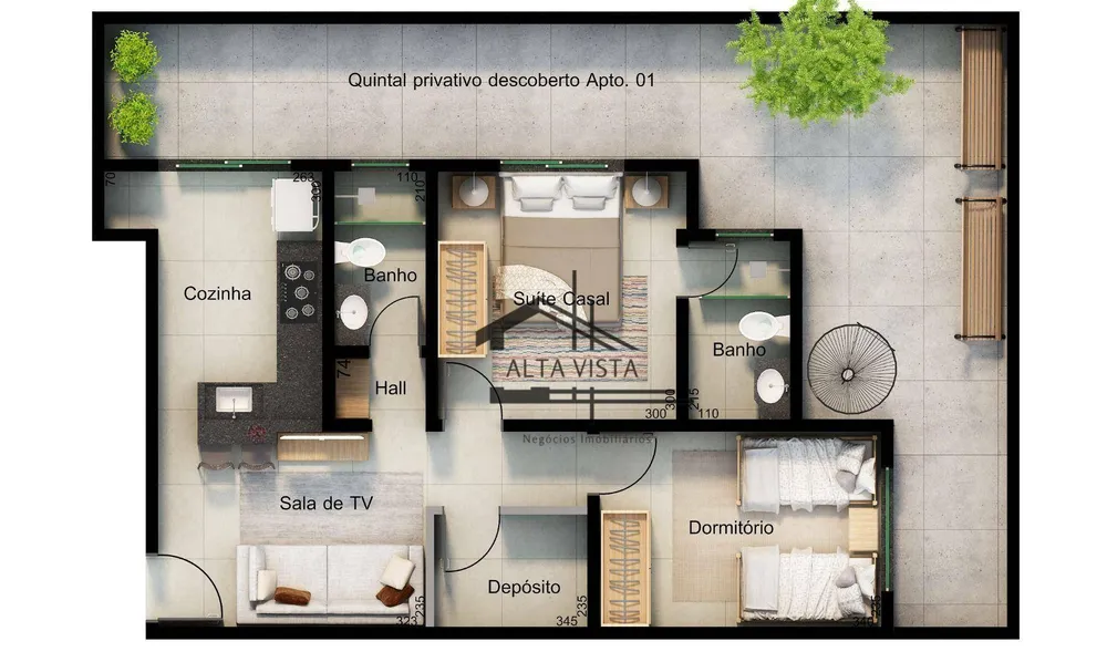 Apartamento, 2 quartos, 47 m² - Foto 14