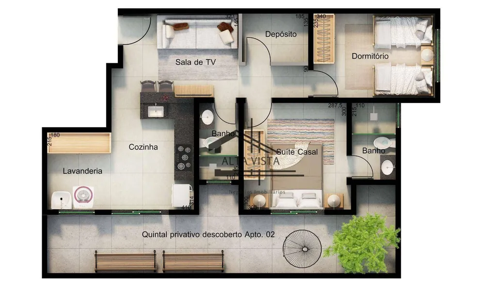 Apartamento, 2 quartos, 47 m² - Foto 15