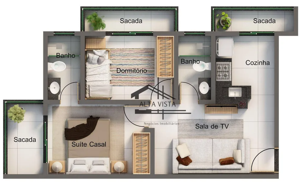 Apartamento, 2 quartos, 47 m² - Foto 10