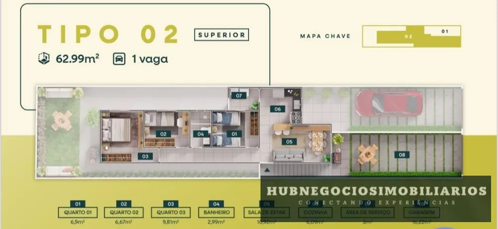 Casa, 3 quartos, 58 m² - Foto 10