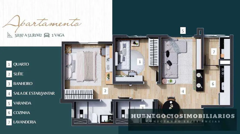Apartamento, 2 quartos, 68 m² - Foto 5