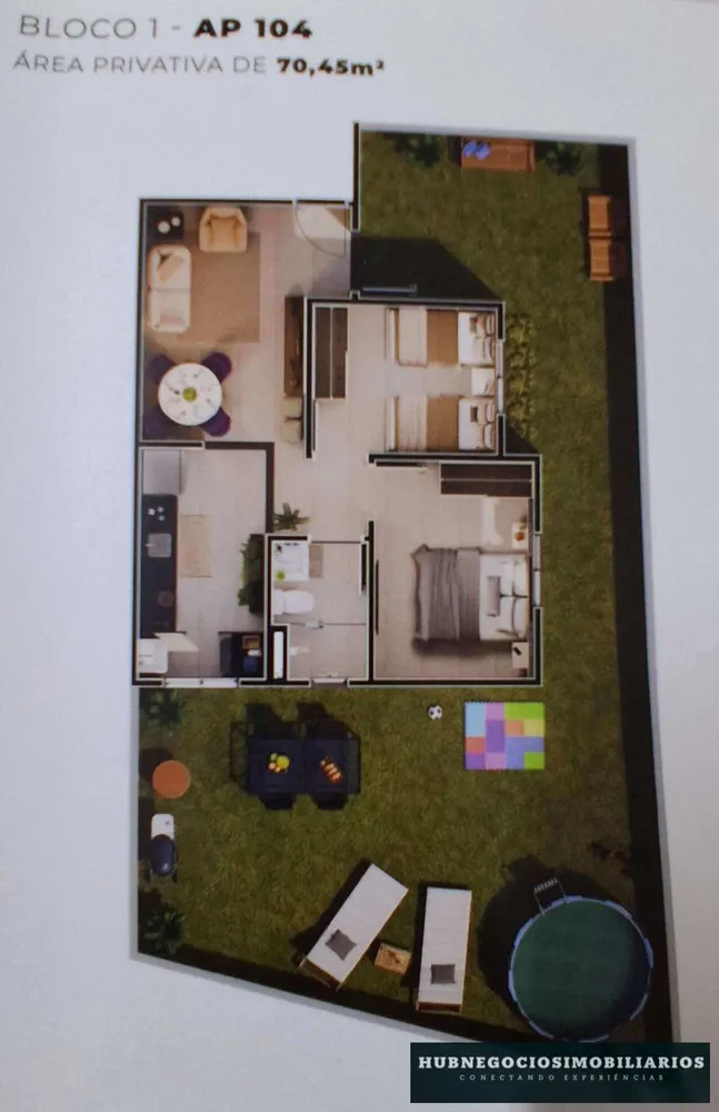 Apartamento, 2 quartos, 20 m² - Foto 1