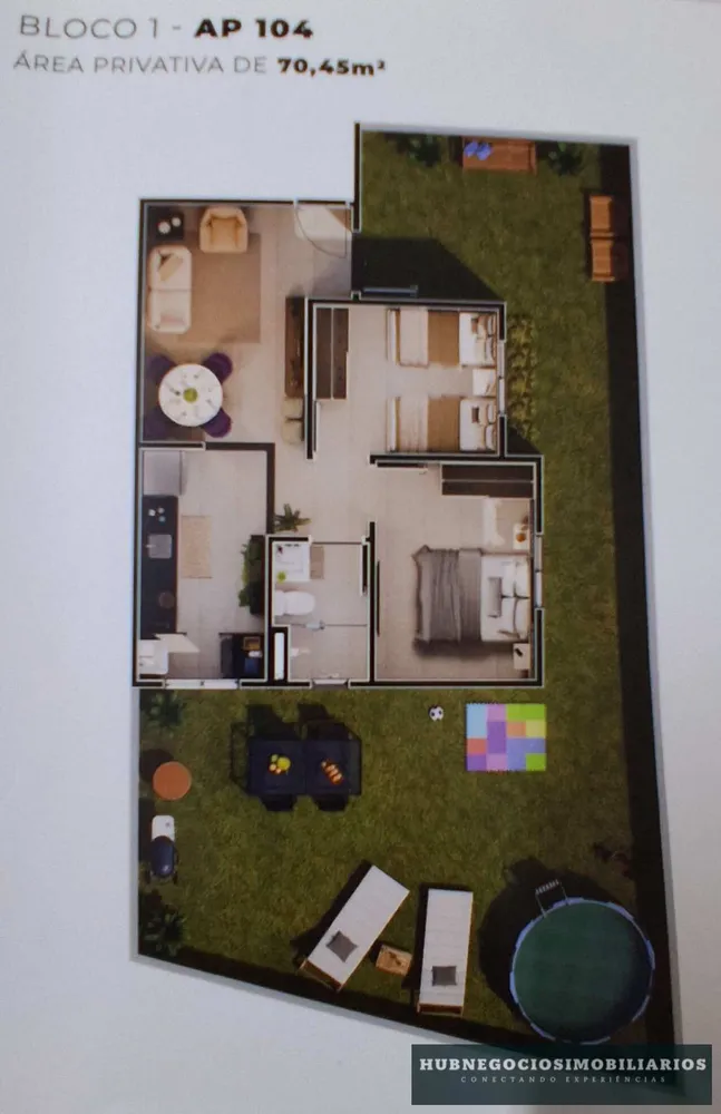 Apartamento, 2 quartos, 20 m² - Foto 1