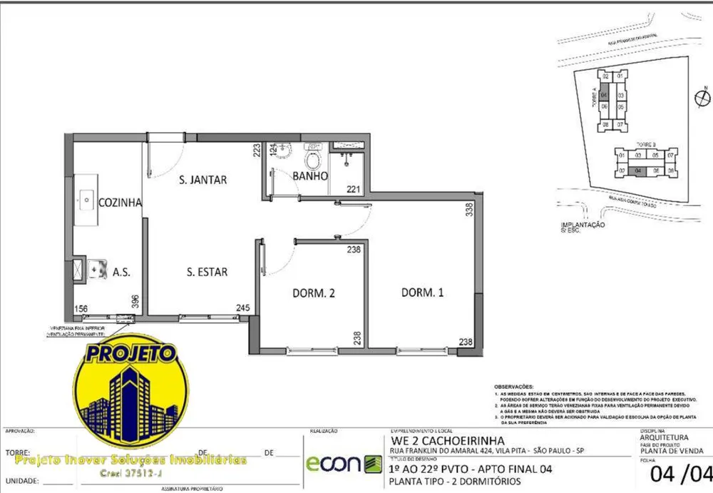 Apartamento, 2 quartos, 42 m² - Foto 3