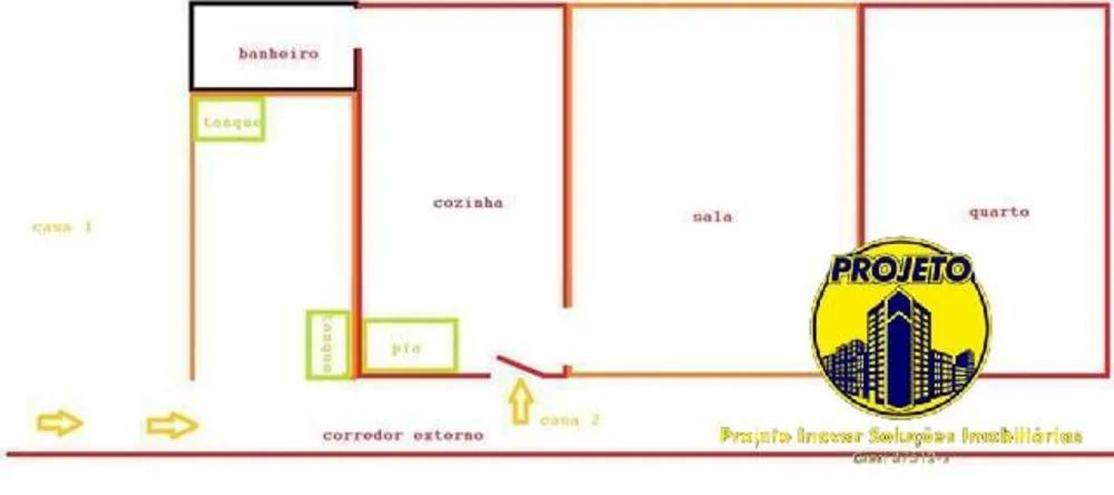 Casa, 1 quarto, 30 m² - Foto 5