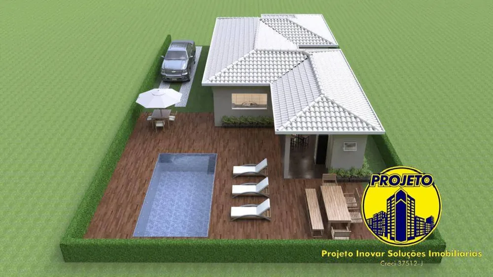 Chácara, 3 quartos, 1200 m² - Foto 2