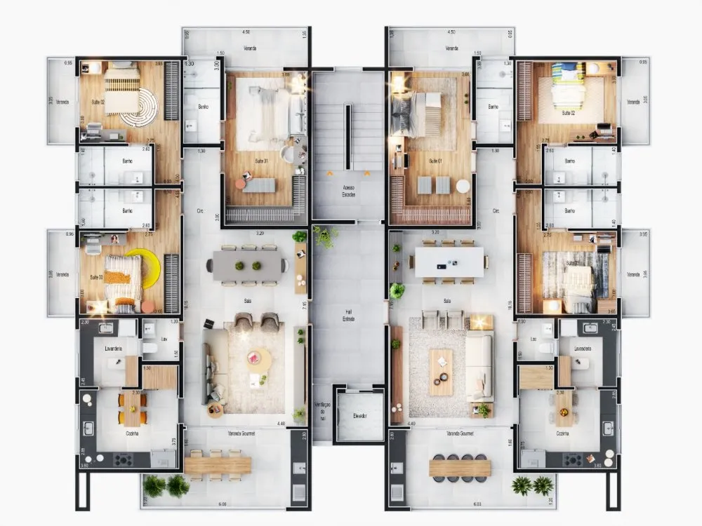 Apartamento, 3 quartos, 154 m² - Foto 9