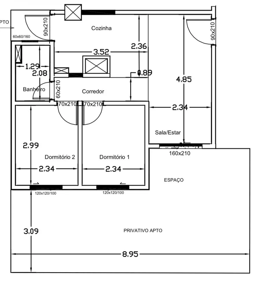 Apartamento, 2 quartos, 80 m² - Foto 11