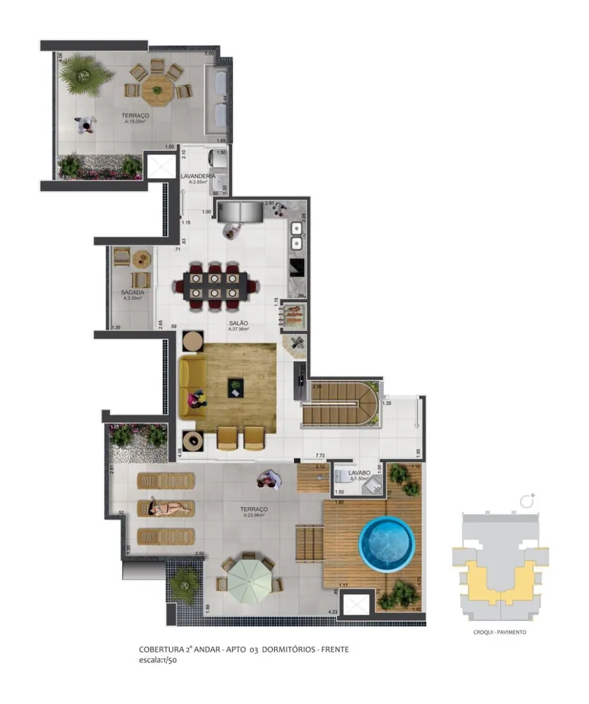 Apartamento, 1 quarto, 49 m² - Foto 6