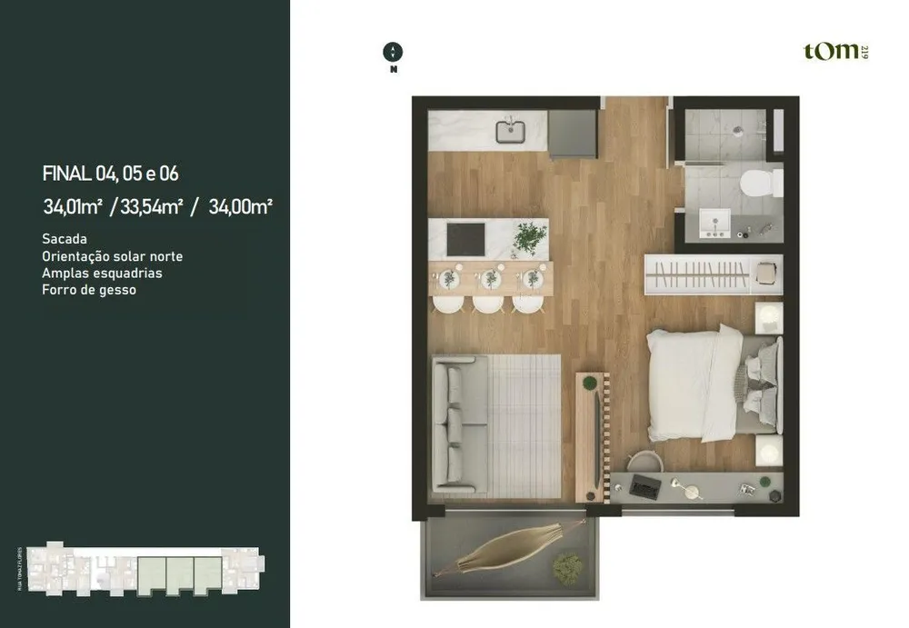 Apartamento, 2 quartos, 62 m² - Foto 9