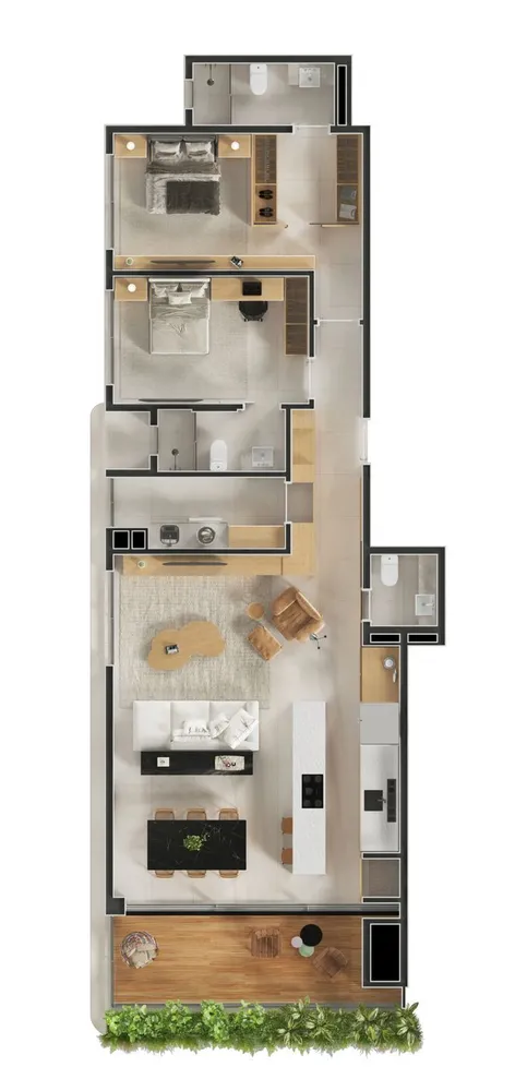 Apartamento, 2 quartos, 85 m² - Foto 8