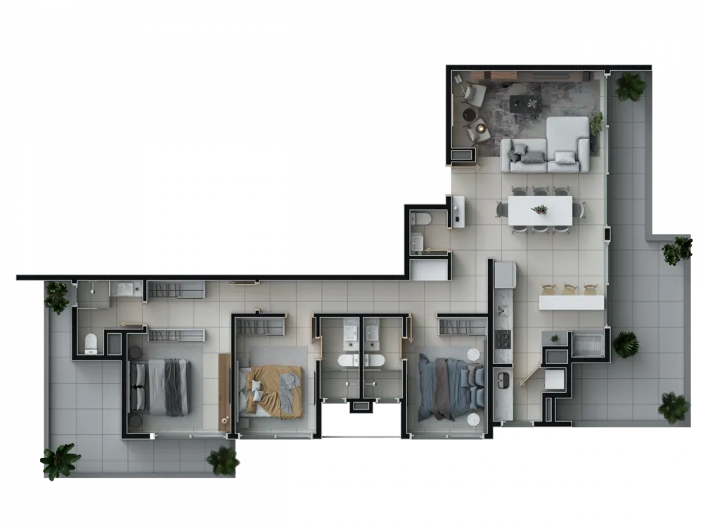 Apartamento, 2 quartos, 70 m² - Foto 1