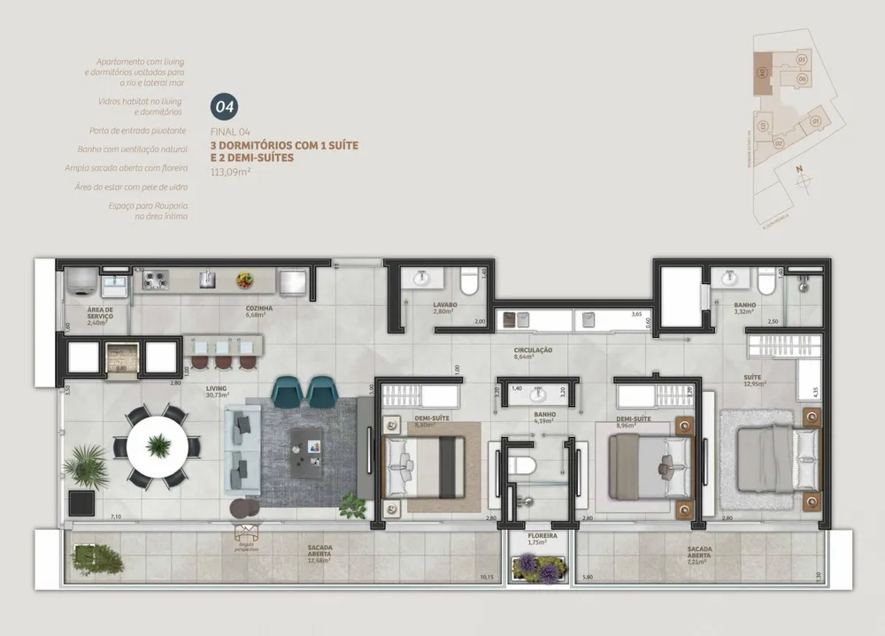 Apartamento, 4 quartos, 130 m² - Foto 15