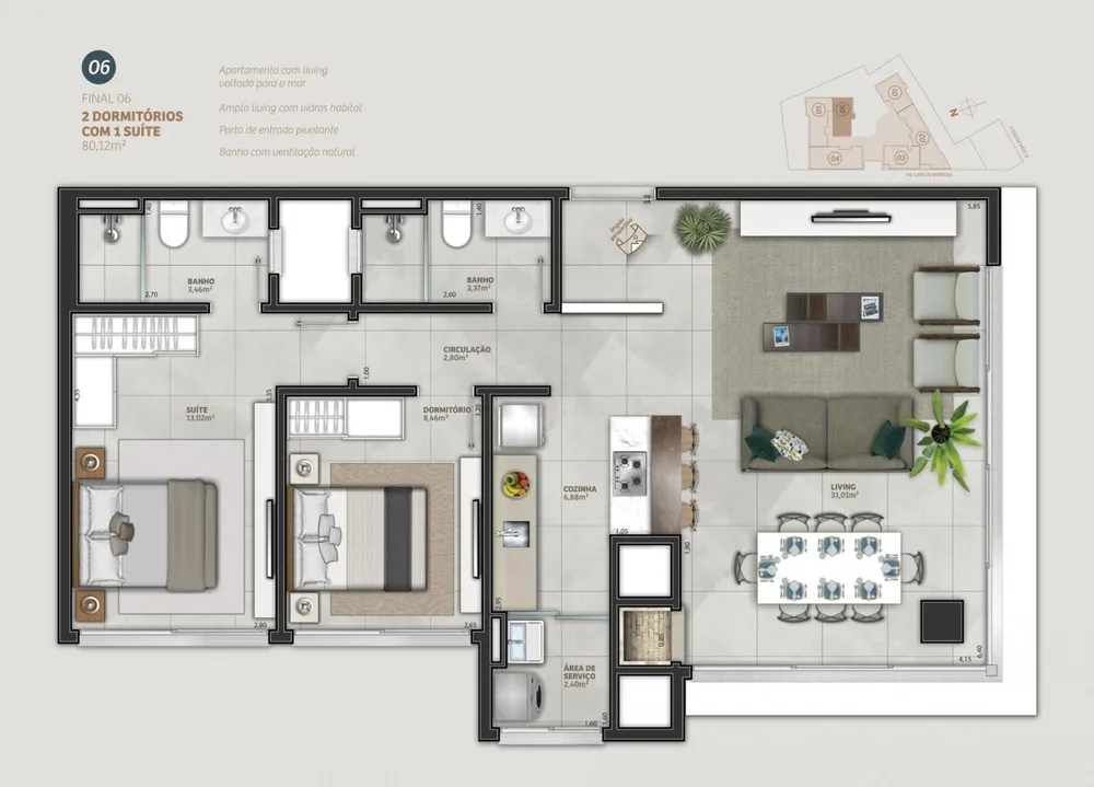 Apartamento, 4 quartos, 130 m² - Foto 16