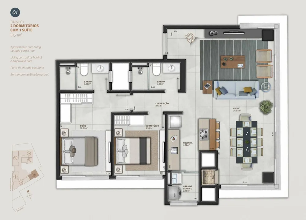 Apartamento, 4 quartos, 130 m² - Foto 11