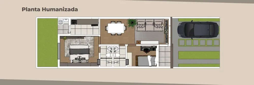 Casa, 2 quartos, 59 m² - Foto 6