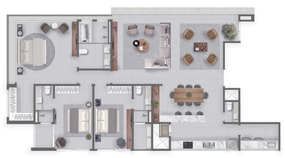 Apartamento, 3 quartos, 200 m² - Foto 15