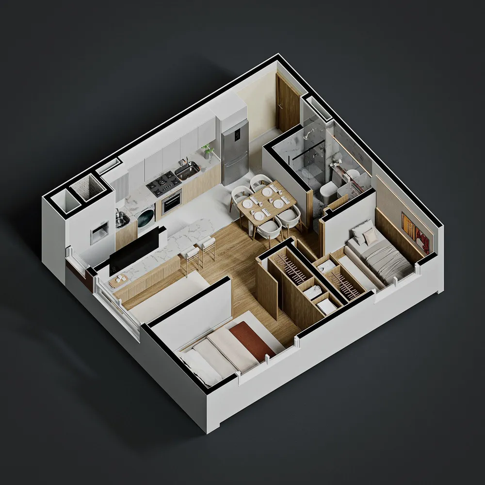 Apartamento, 2 quartos, 46 m² - Foto 12