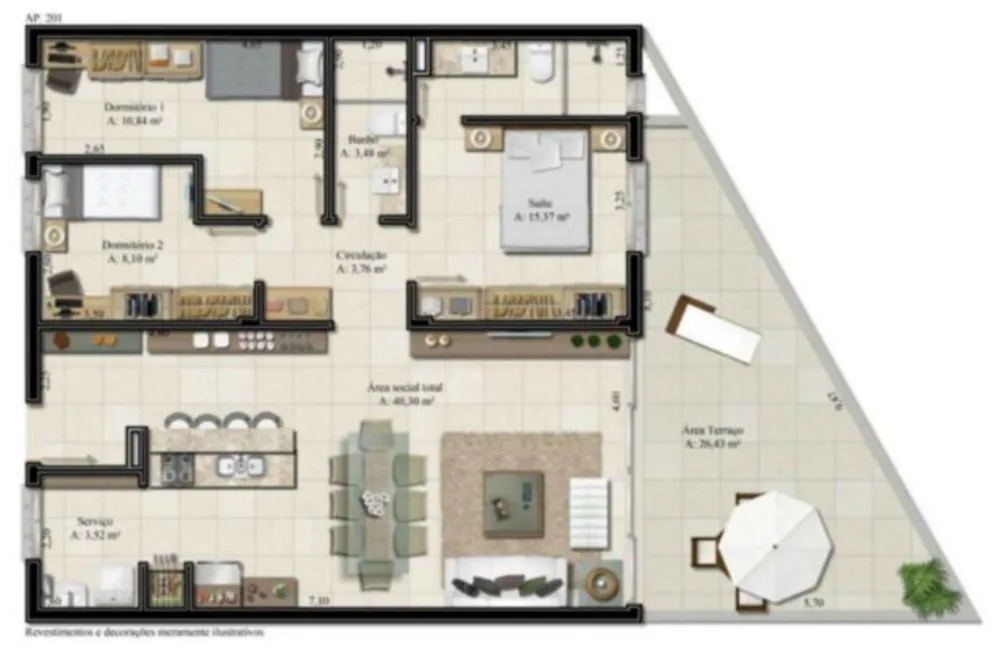 Apartamento, 3 quartos, 149 m² - Foto 4