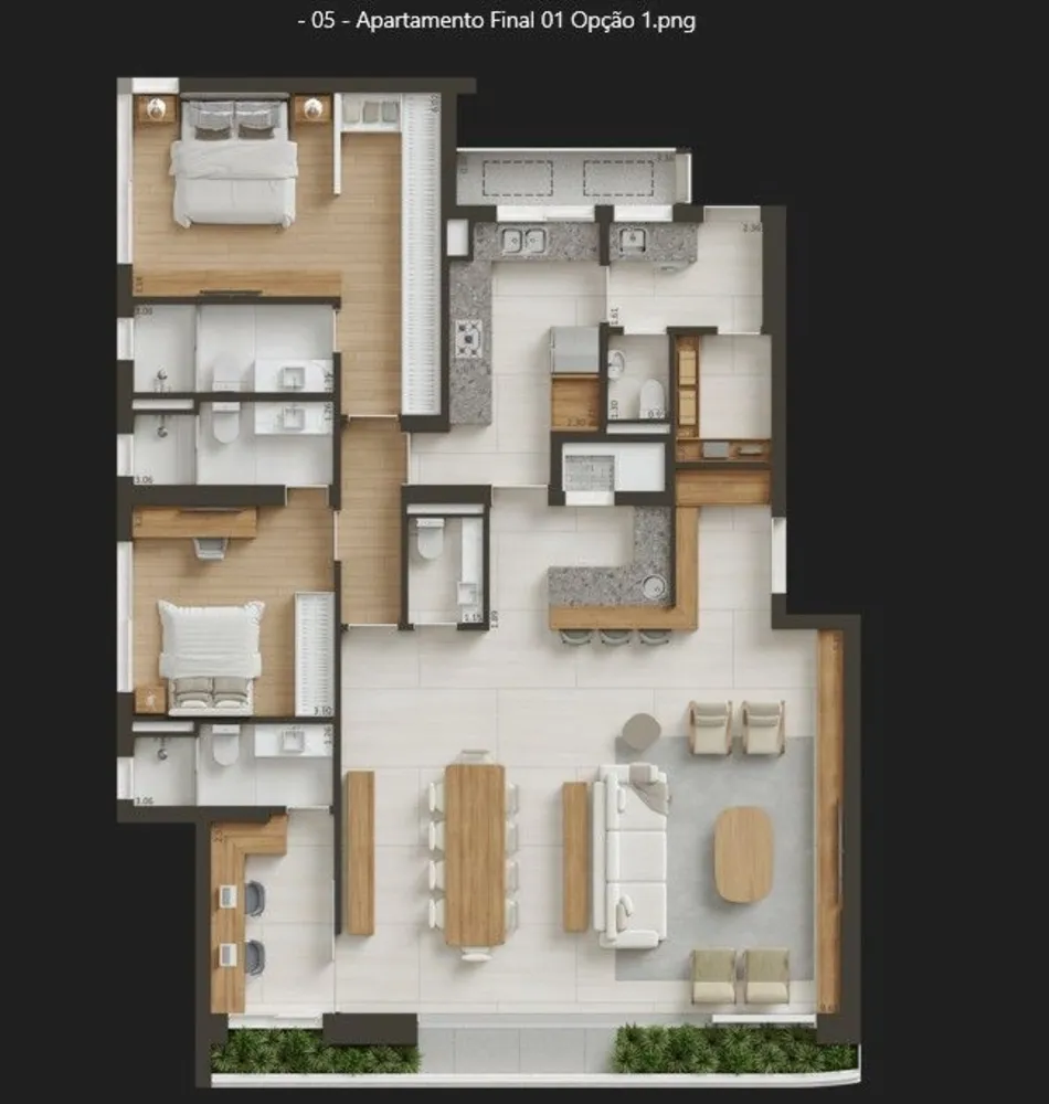 Apartamento, 3 quartos, 136 m² - Foto 9