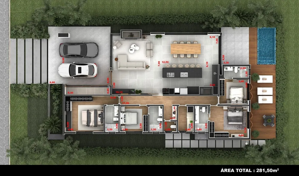 Casa, 4 quartos, 281 m² - Foto 8