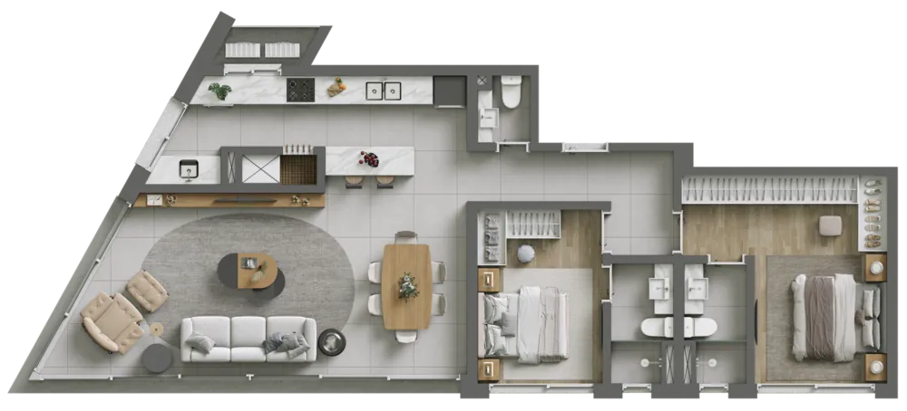 Apartamento, 2 quartos, 96 m² - Foto 4