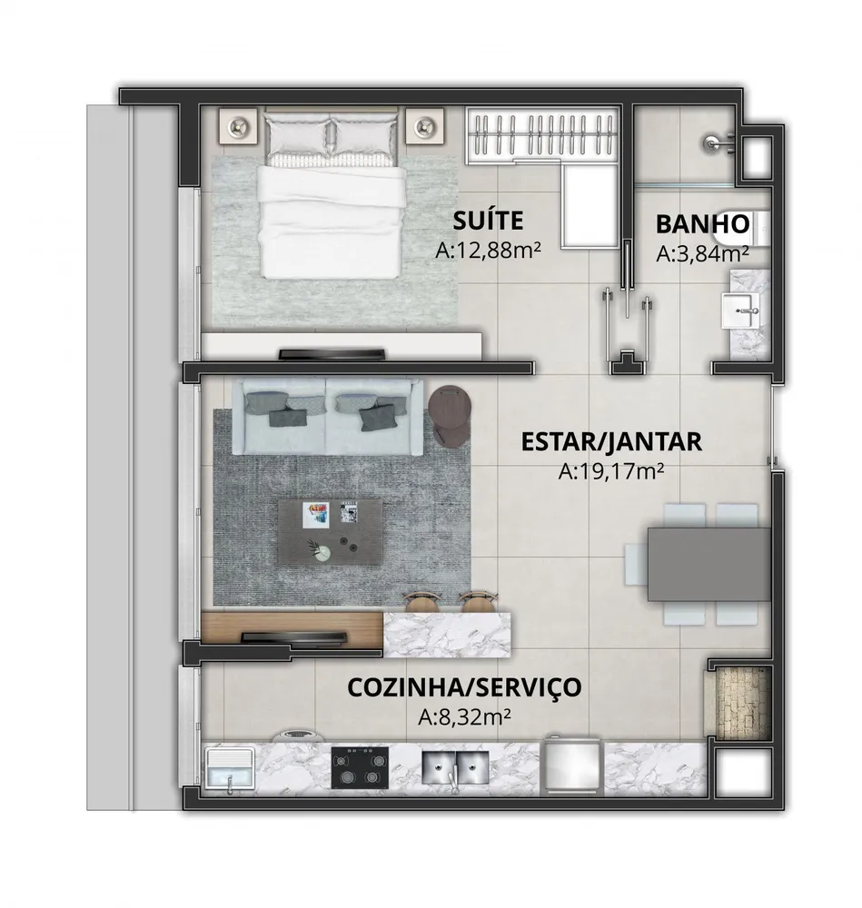 Apartamento, 3 quartos, 108 m² - Foto 10