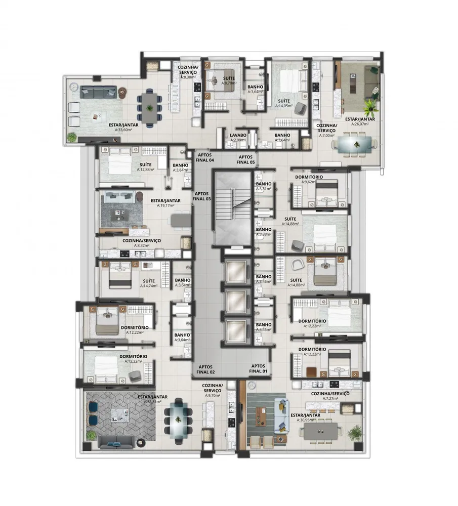 Apartamento, 3 quartos, 108 m² - Foto 8