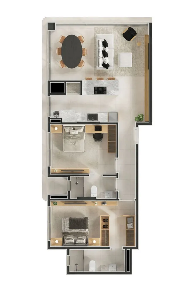 Apartamento, 2 quartos, 83 m² - Foto 12